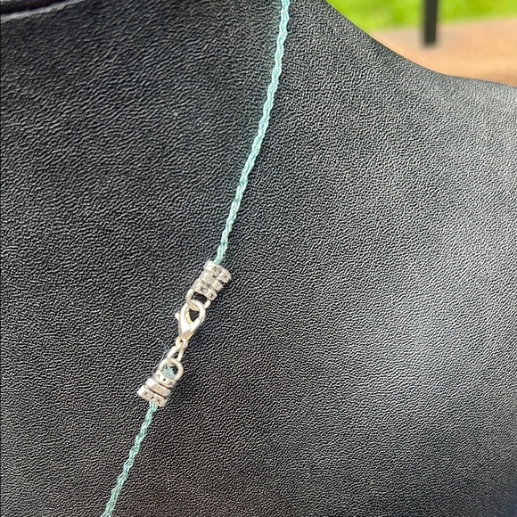 Handmade Colorful Pink & Blue Beaded Statement Necklace – Boho Glam Style - Picture 4 of 6